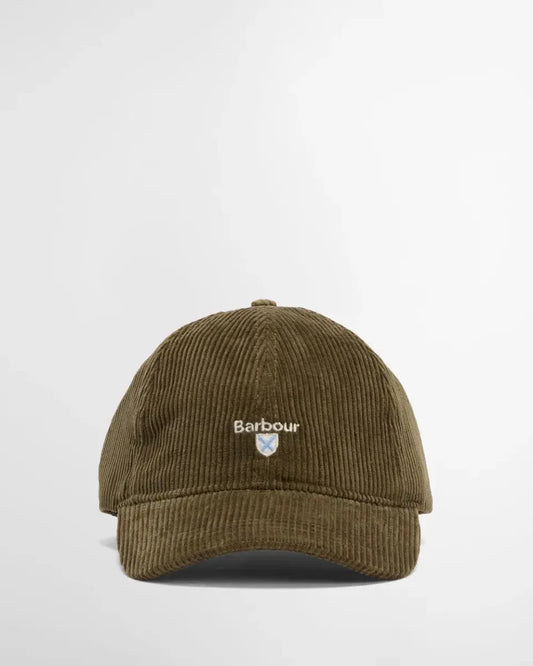 BARBOUR - MHA0911OL51 PRESTON CORD CAP OLIVE