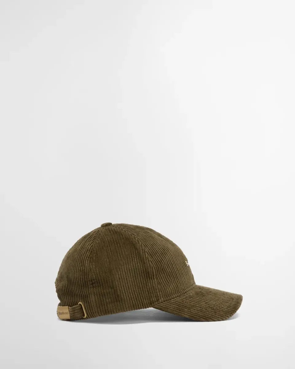 BARBOUR - MHA0911OL51 PRESTON CORD CAP OLIVE