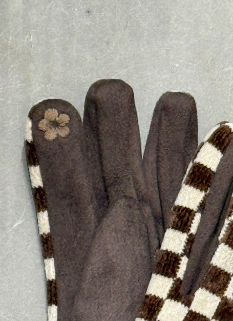 SOPHIE - Handschoenen dambord