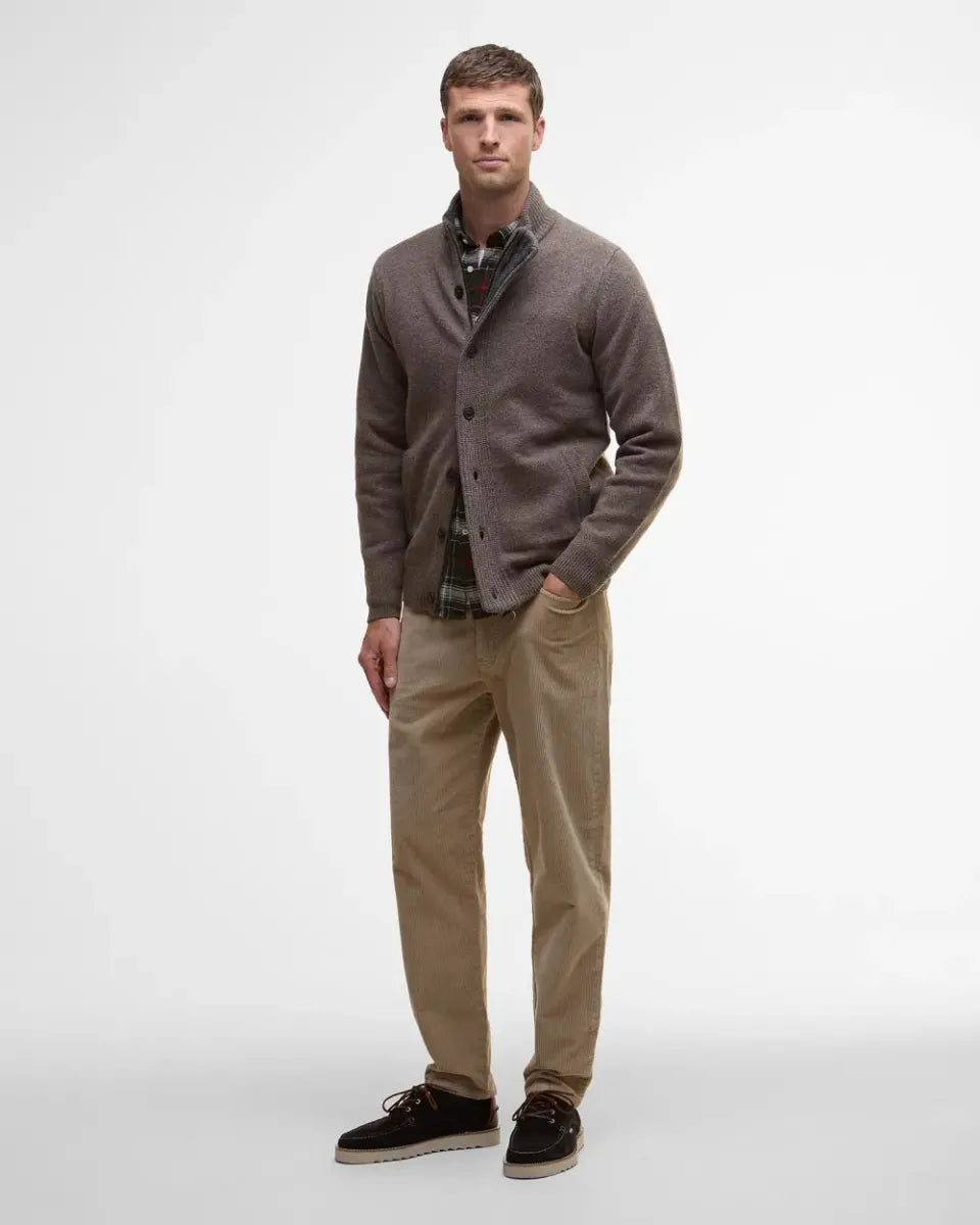 BARBOUR - MKN0731ST52 PATCH ZIP THRU DARK STONE