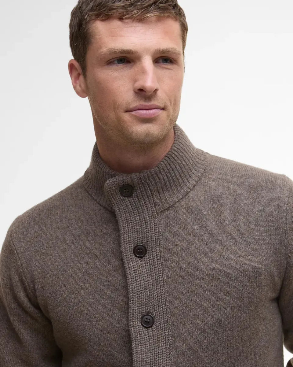 BARBOUR - MKN0731ST52 PATCH ZIP THRU DARK STONE