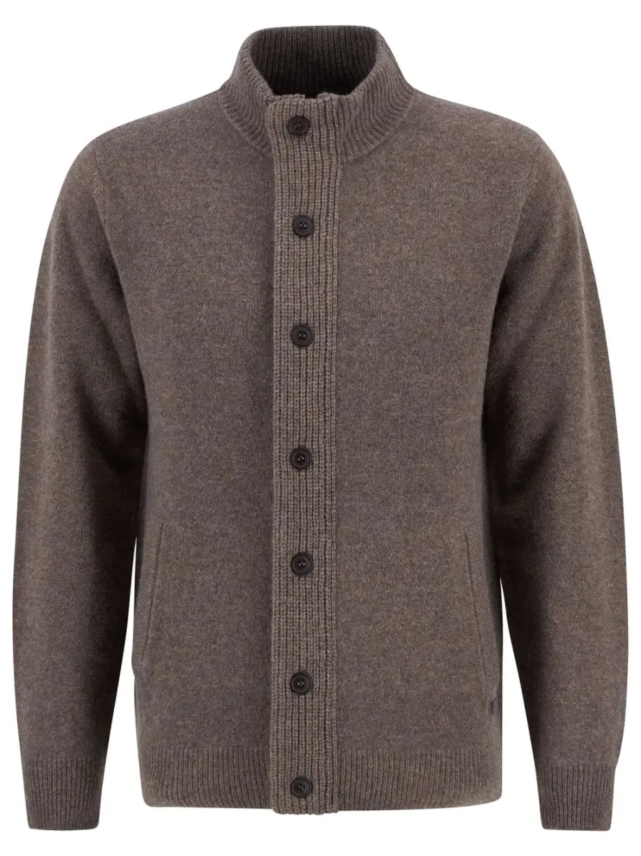 BARBOUR - MKN0731ST52 PATCH ZIP THRU DARK STONE