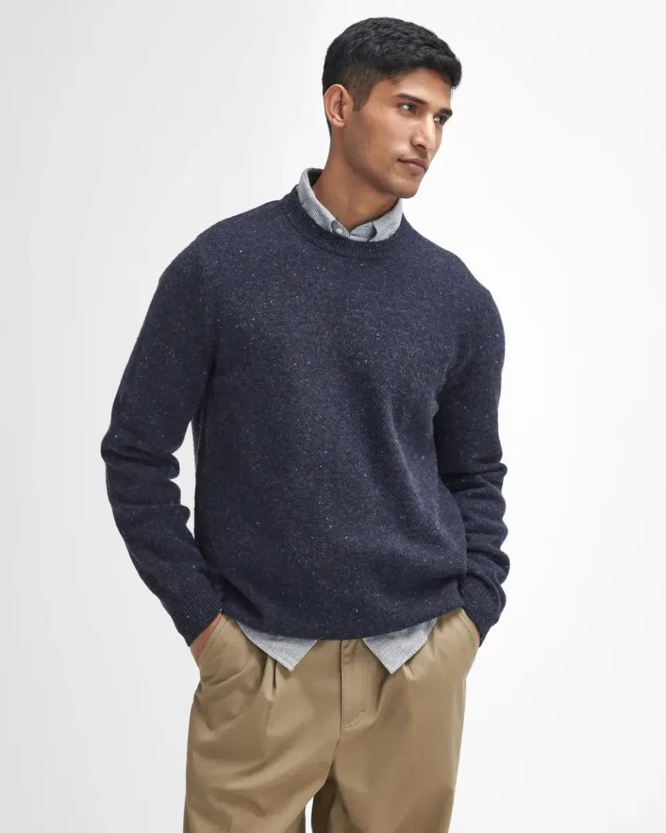 BARBOUR - MKN1575NY91 TAINSBURY CREW NECK SWEATER NAVY
