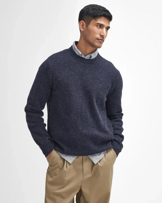 BARBOUR - MKN1575NY91 TAINSBURY CREW NECK SWEATER NAVY