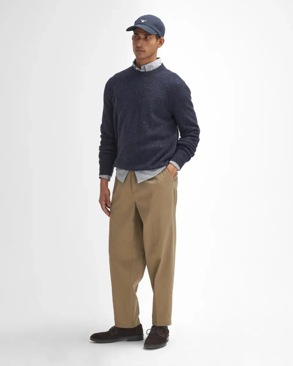 BARBOUR - MKN1575NY91 TAINSBURY CREW NECK SWEATER NAVY