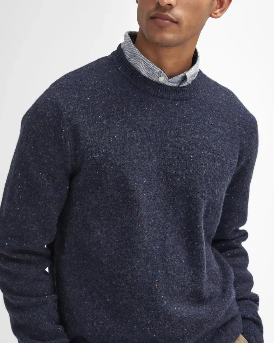 BARBOUR - MKN1575NY91 TAINSBURY CREW NECK SWEATER NAVY