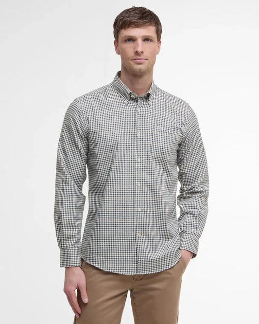 BARBOUR - MSH5044WH32 HENDERSON REGULAR THERMO WEAVE CHECKED SHIRT