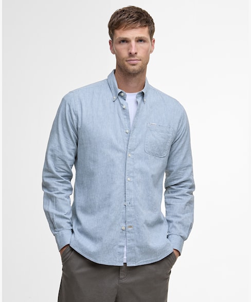 BARBOUR - MSH5090BU23 NELSON TAILORED SHIRT LEAD