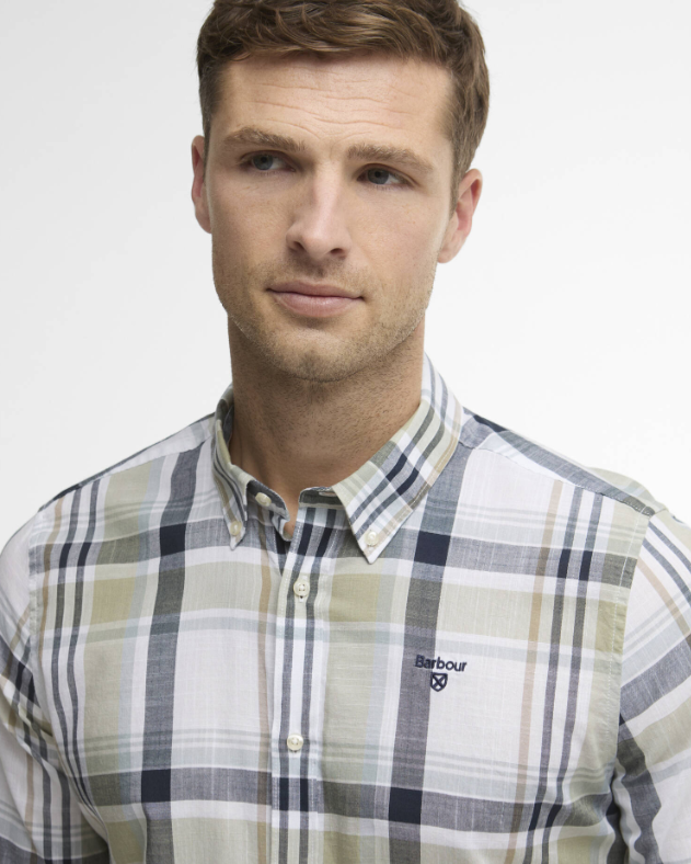 BARBOUR - MSH5295GN34 TAILORED SHIRT LAUREL GREEN