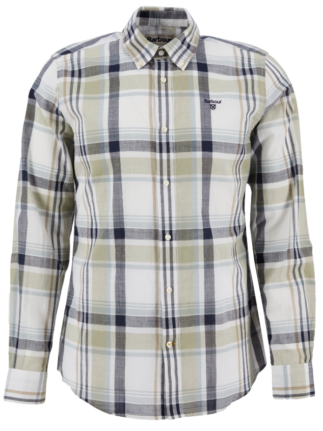 BARBOUR - MSH5295GN34 TAILORED SHIRT LAUREL GREEN