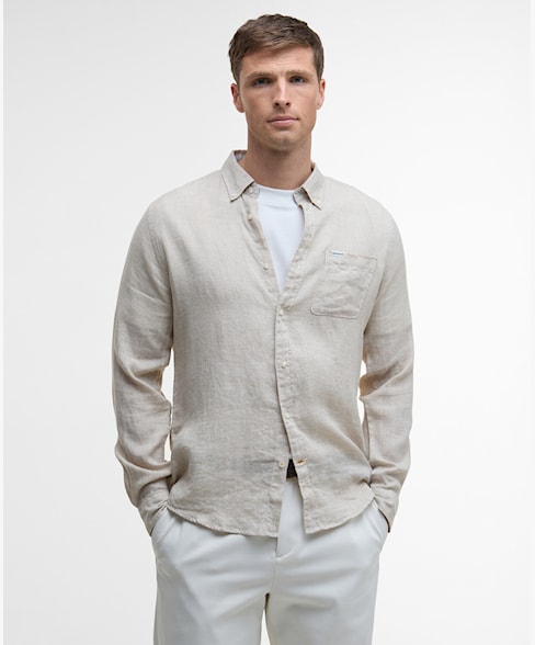 BARBOUR - MSH5325OL51 LINTON TAILORED SHIRT OLIVE