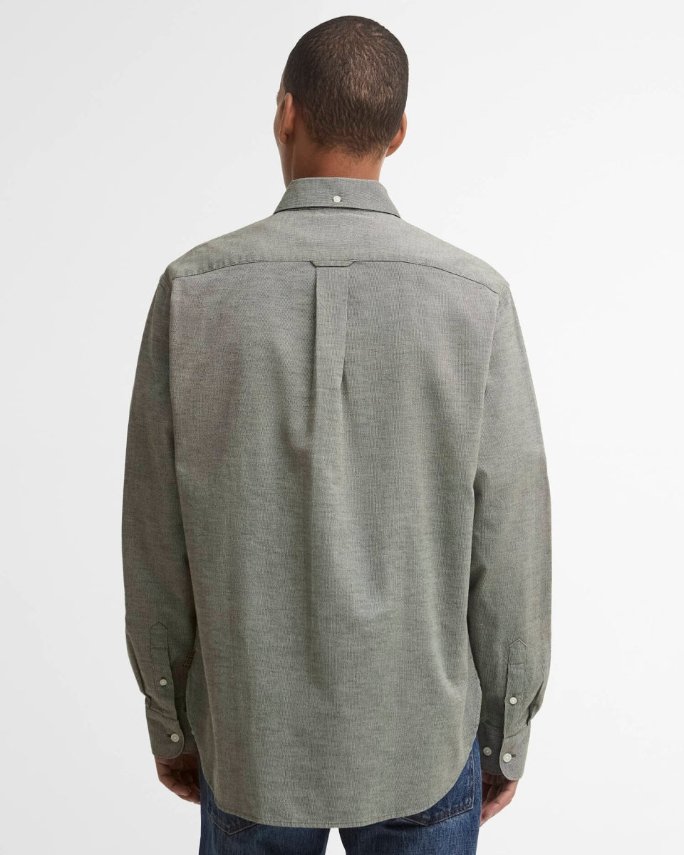 BARBOUR - MSH5824GN93 NEVIS AUTHENTIC TEXTURED SHIRT FOREST