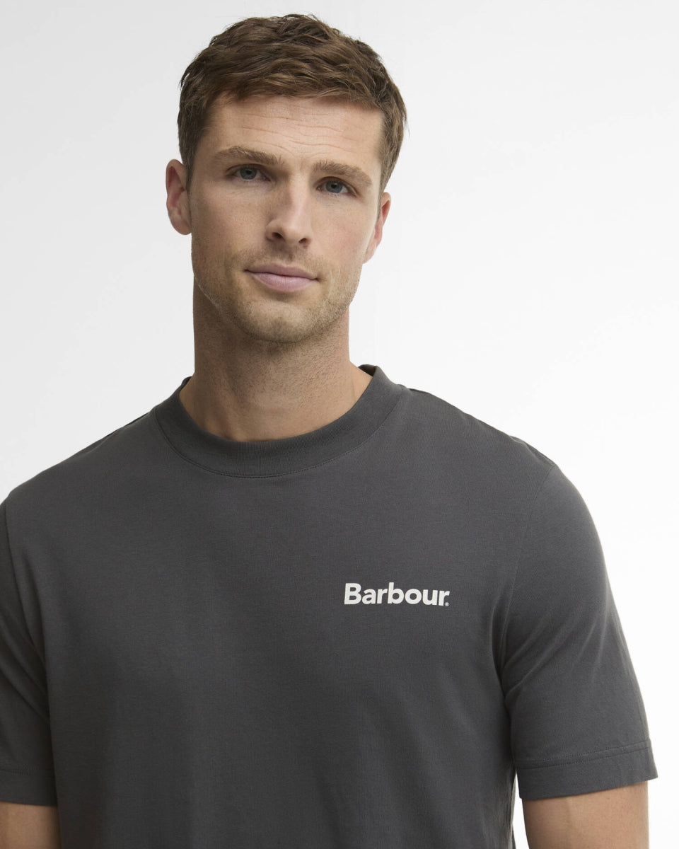 BARBOUR - MTS1566GY75 RELAXED GRAPHIC TSHIRT ASPHALT
