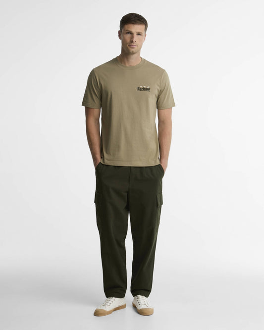 BARBOUR - MTS1653SG51 FLY HOME TEE MUSHROOM