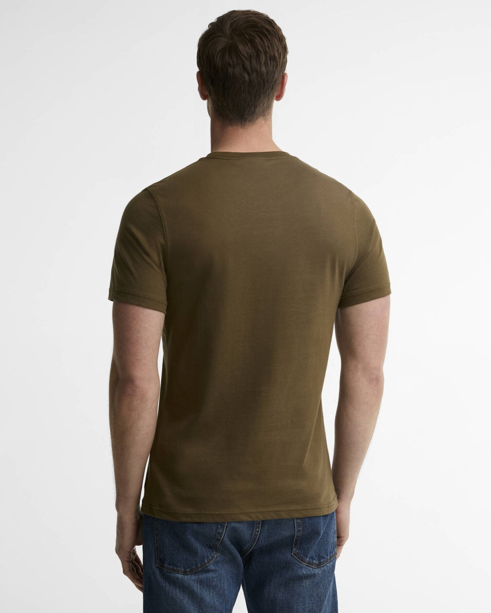 BARBOUR - MTS1683OL78 PHEASANT GRAPHIC TAILORED T-SHIRT BEECH
