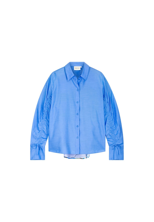 FABIENNE CAPOT - NAVINA BLOUSE BLUE/GREEN