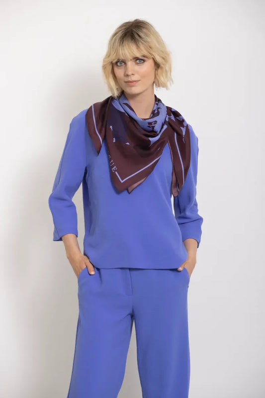 GIGUE - HATIKA CREPE DEEP BLUE BLOES