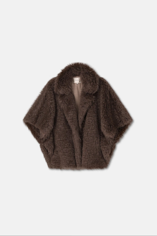 SOPHIE -  Cape fake fur
