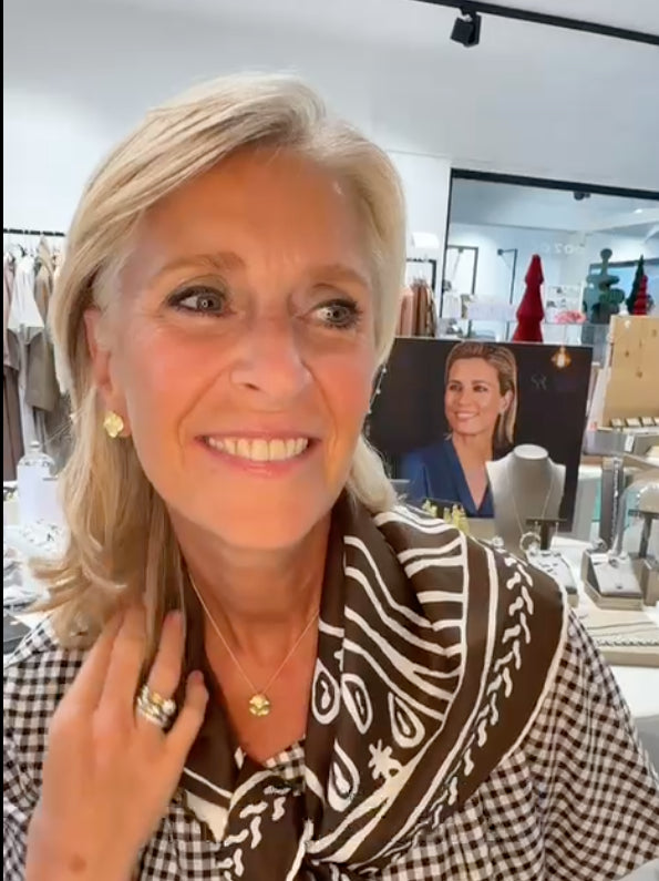 SOPHIE : Oorbellen silver rose