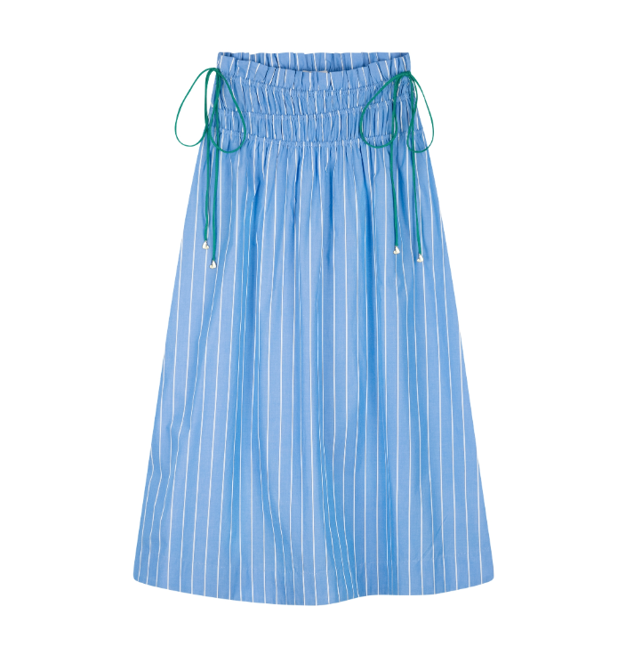 FABIENNE CHAPOT - YOKO SKIRT BLUE PYJAMA STRIPE