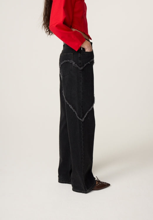 FABIENNE CHAPOT - ZOE BOYFRIEND HEARTY BLACK